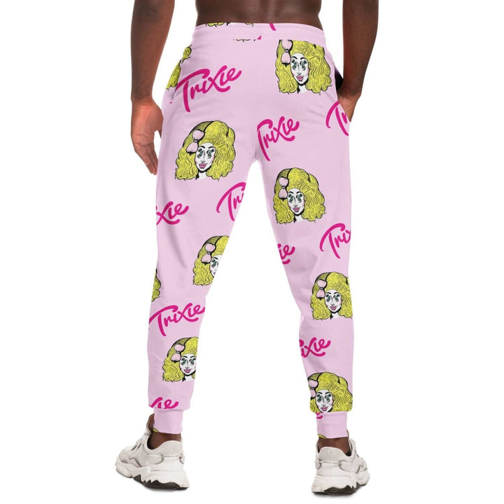 Trixie Mattel Dual Logo All Over Print Jogger - dragqueenmerch
