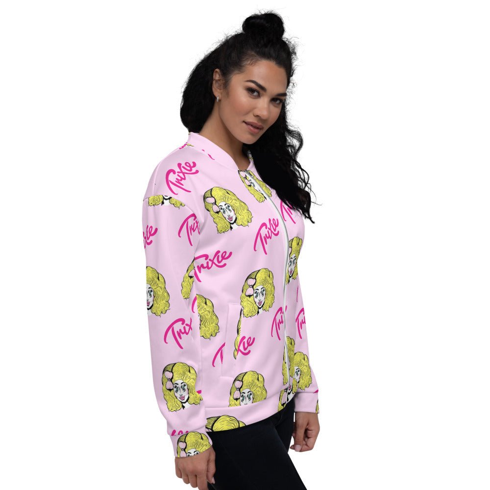 Trixie Mattel "Dual Logo" Unisex Bomber Jacket - dragqueenmerch