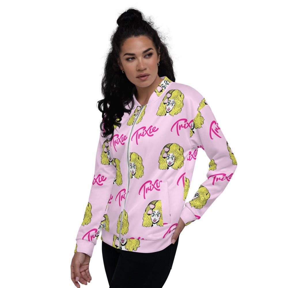 Trixie Mattel "Dual Logo" Unisex Bomber Jacket - dragqueenmerch