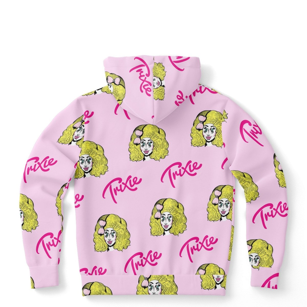 Trixie Mattel Duel Logo All Over Print Hoodie - dragqueenmerch