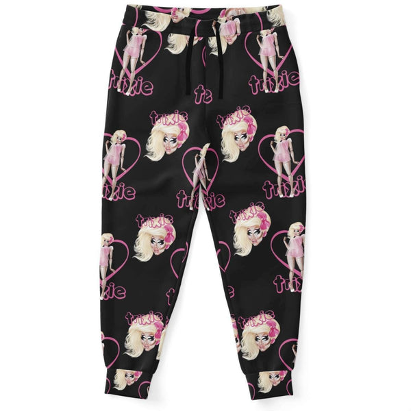 Trixie Mattel Duel Logo All Over Print Jogger - dragqueenmerch