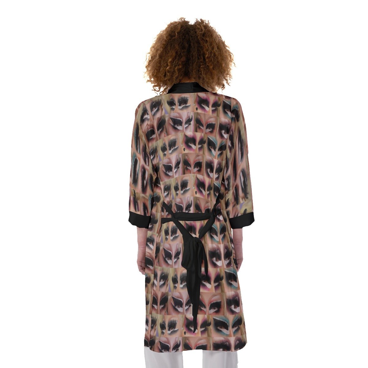 Trixie Mattel - Eyes on You Satin Kimono Robe - dragqueenmerch