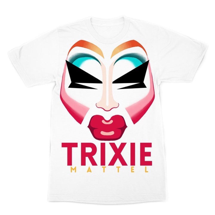 TRIXIE MATTEL FACE ALL OVER PRINT T-SHIRT - dragqueenmerch