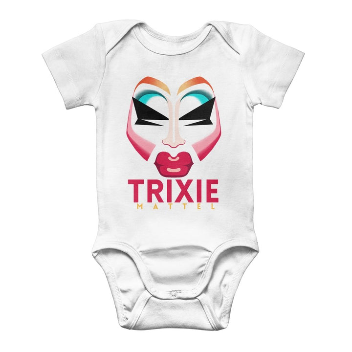 Trixie Mattel - Face Baby Onesie - dragqueenmerch