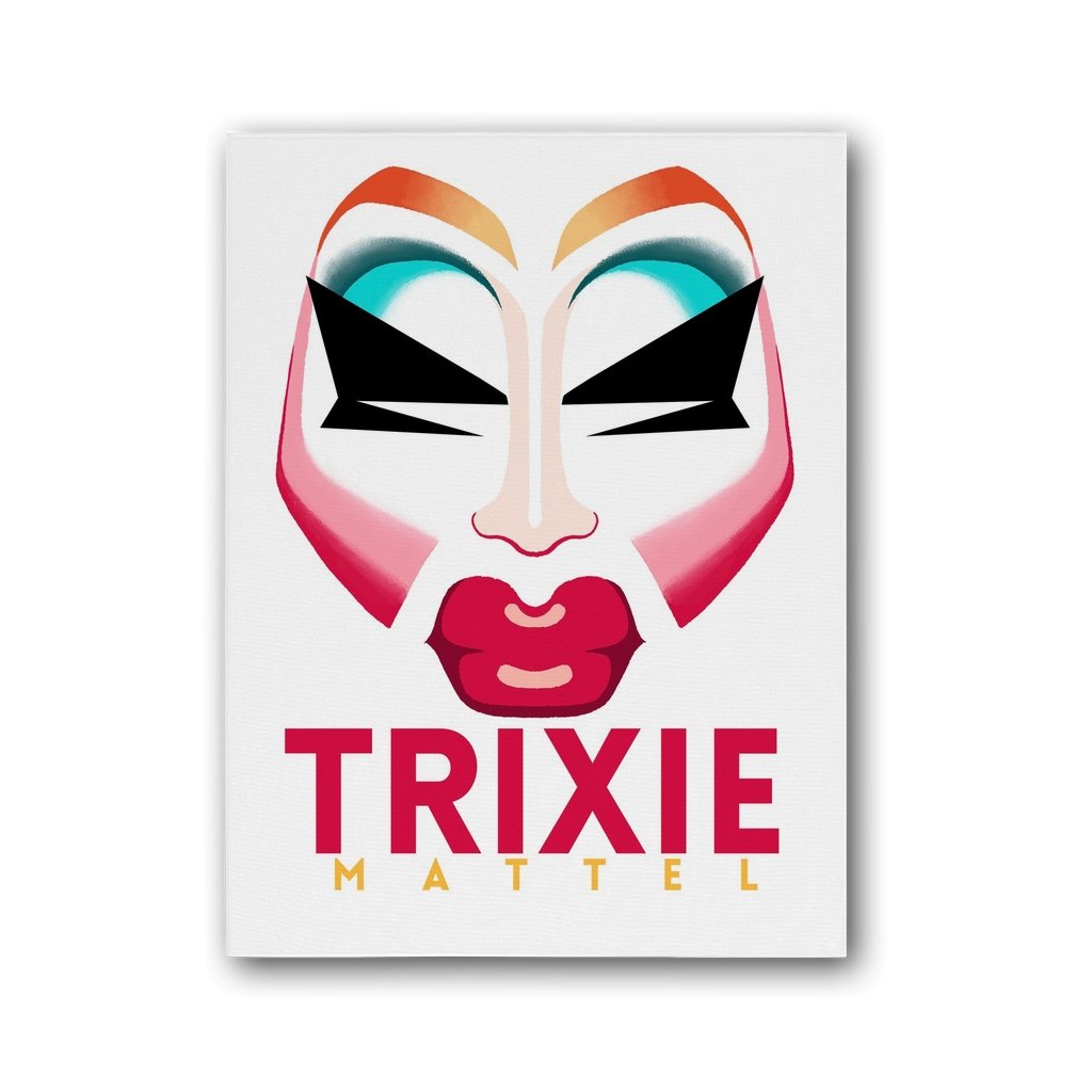 Trixie Mattel - Face Canvas Print - dragqueenmerch