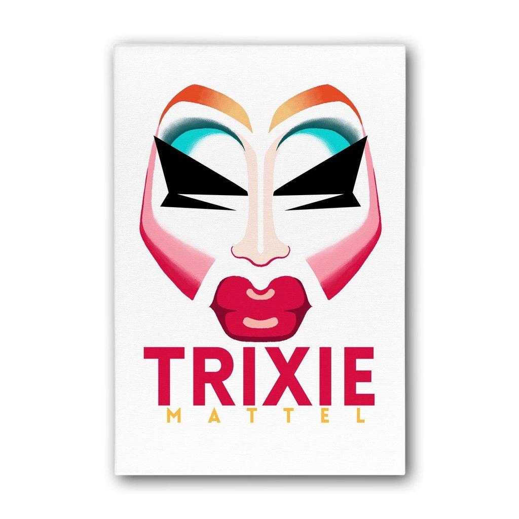 Trixie Mattel - Face Canvas Print - dragqueenmerch