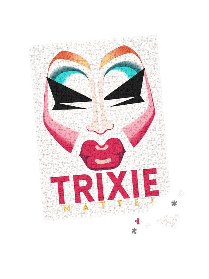 Trixie Mattel "Face" Jigsaw Puzzle - dragqueenmerch