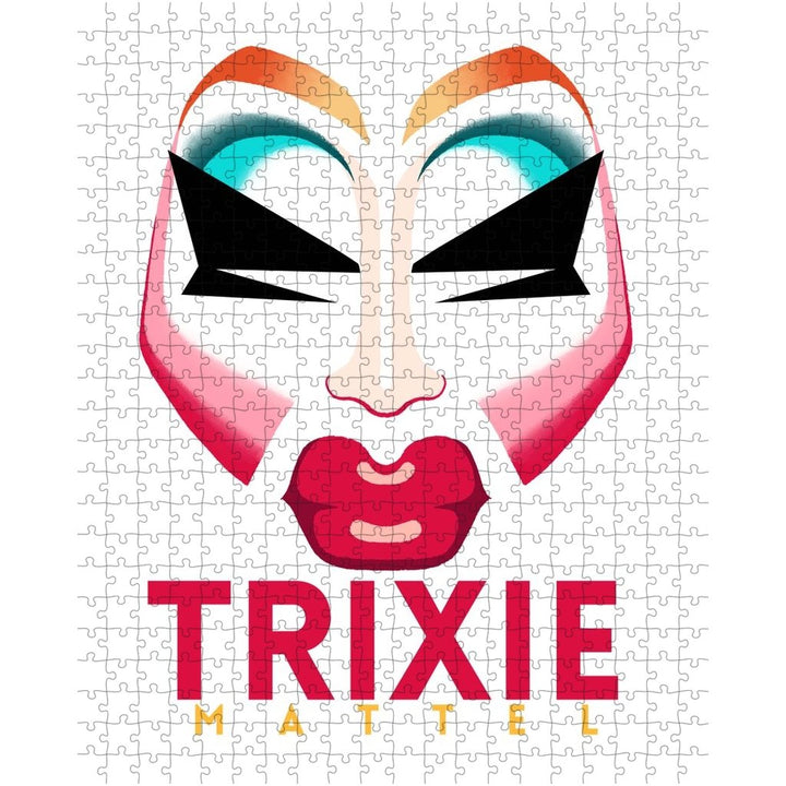 Trixie Mattel "Face" Jigsaw Puzzle - dragqueenmerch