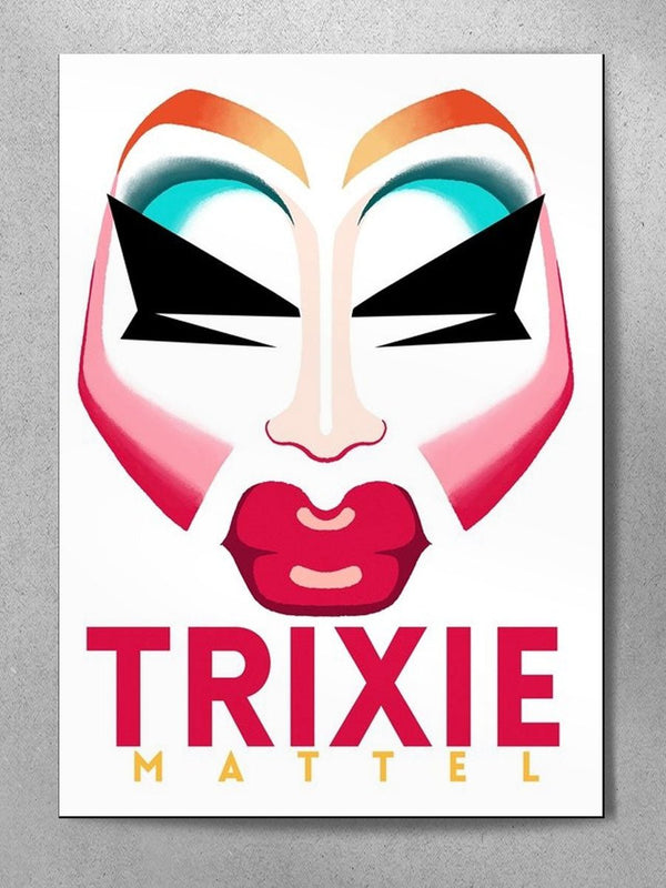 Trixie Mattel - Face Poster - dragqueenmerch