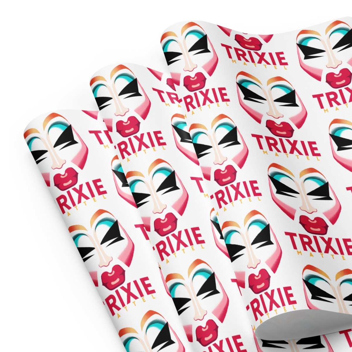 Trixie Mattel - Face Wrapping paper sheets - dragqueenmerch