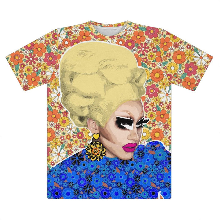 Trixie Mattel "Far Out" All Over Printed T-Shirt - dragqueenmerch