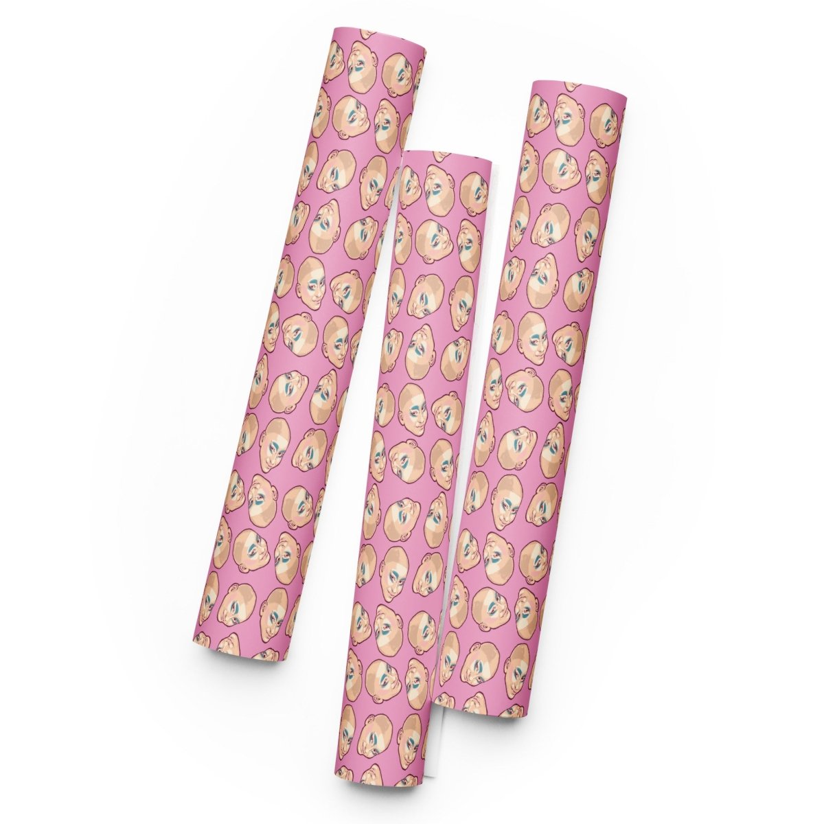 Trixie Mattel - Floating Heads Wrapping paper sheets - dragqueenmerch