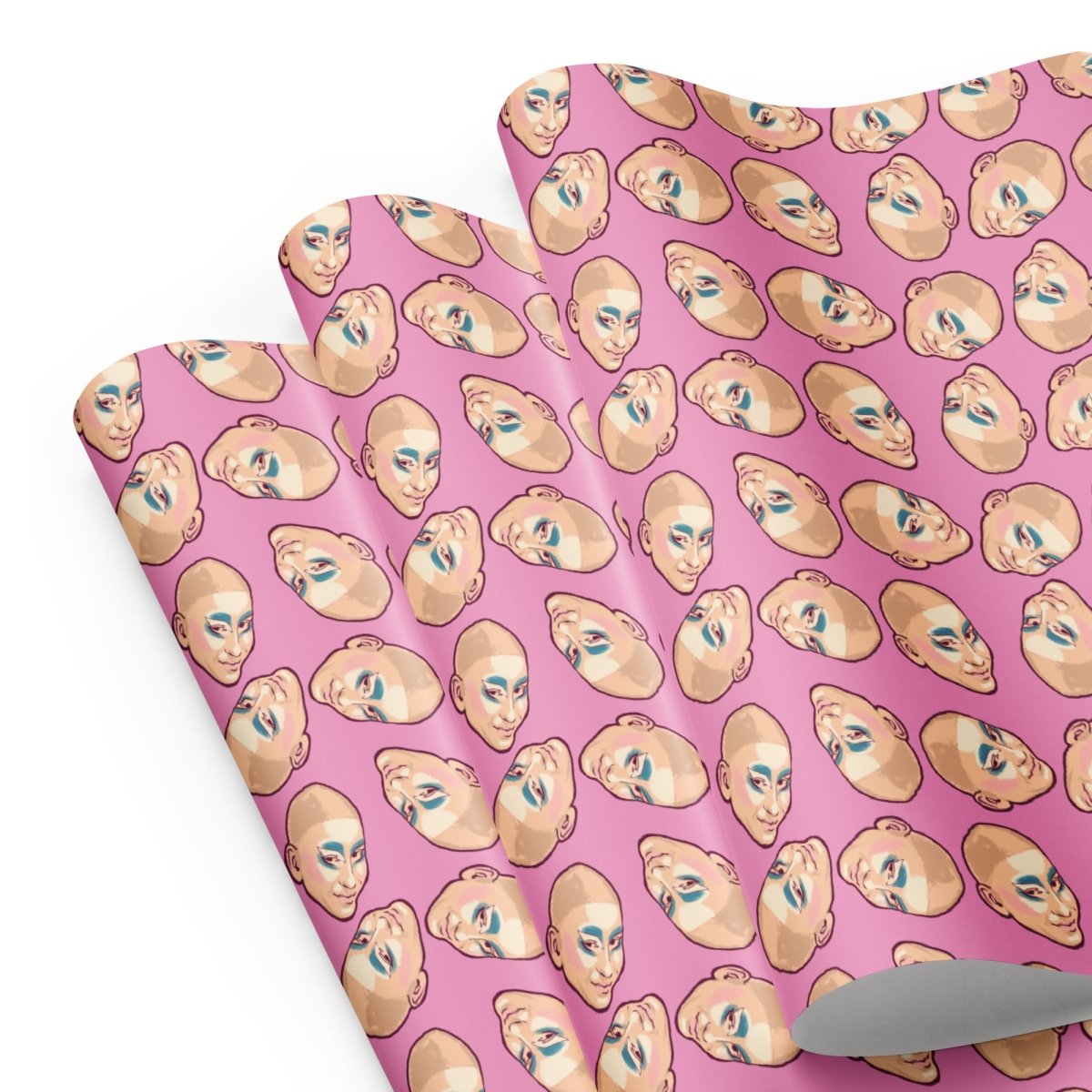 Trixie Mattel - Floating Heads Wrapping paper sheets - dragqueenmerch