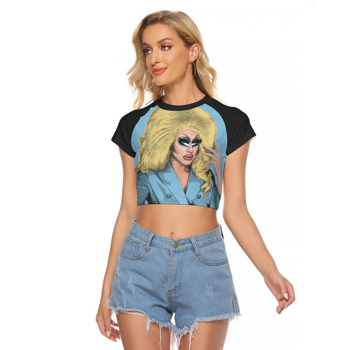 Trixie Mattel - Flop Baseball Crop T-Shirt - dragqueenmerch