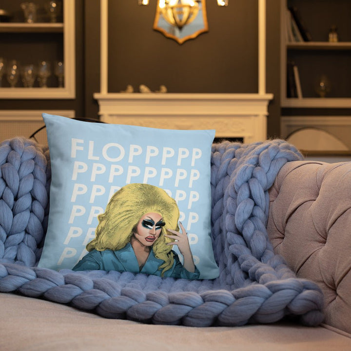 Trixie Mattel - Flop Throw Pillow - dragqueenmerch