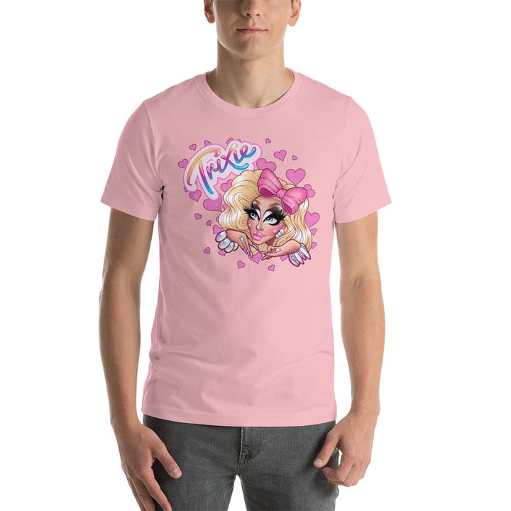 Trixie Mattel - Glitter Hearts T-shirt - dragqueenmerch