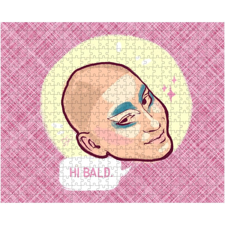 Trixie Mattel "Hi Bald" Jigsaw Puzzle - dragqueenmerch