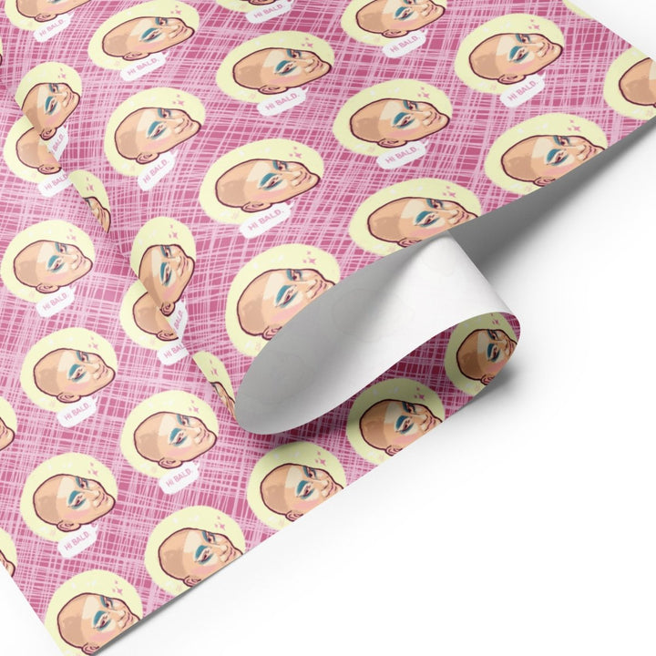 Trixie Mattel - Hi Bald Wrapping paper sheets - dragqueenmerch