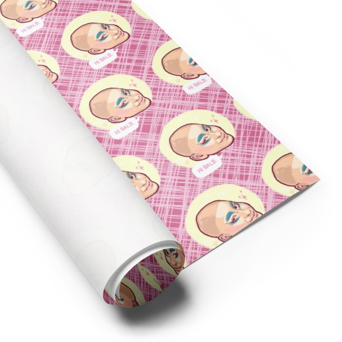 Trixie Mattel - Hi Bald Wrapping paper sheets - dragqueenmerch