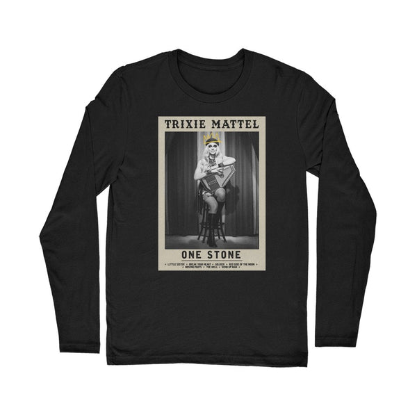 TRIXIE MATTEL "ONE STONE" LONG SLEEVE T-SHIRT - dragqueenmerch
