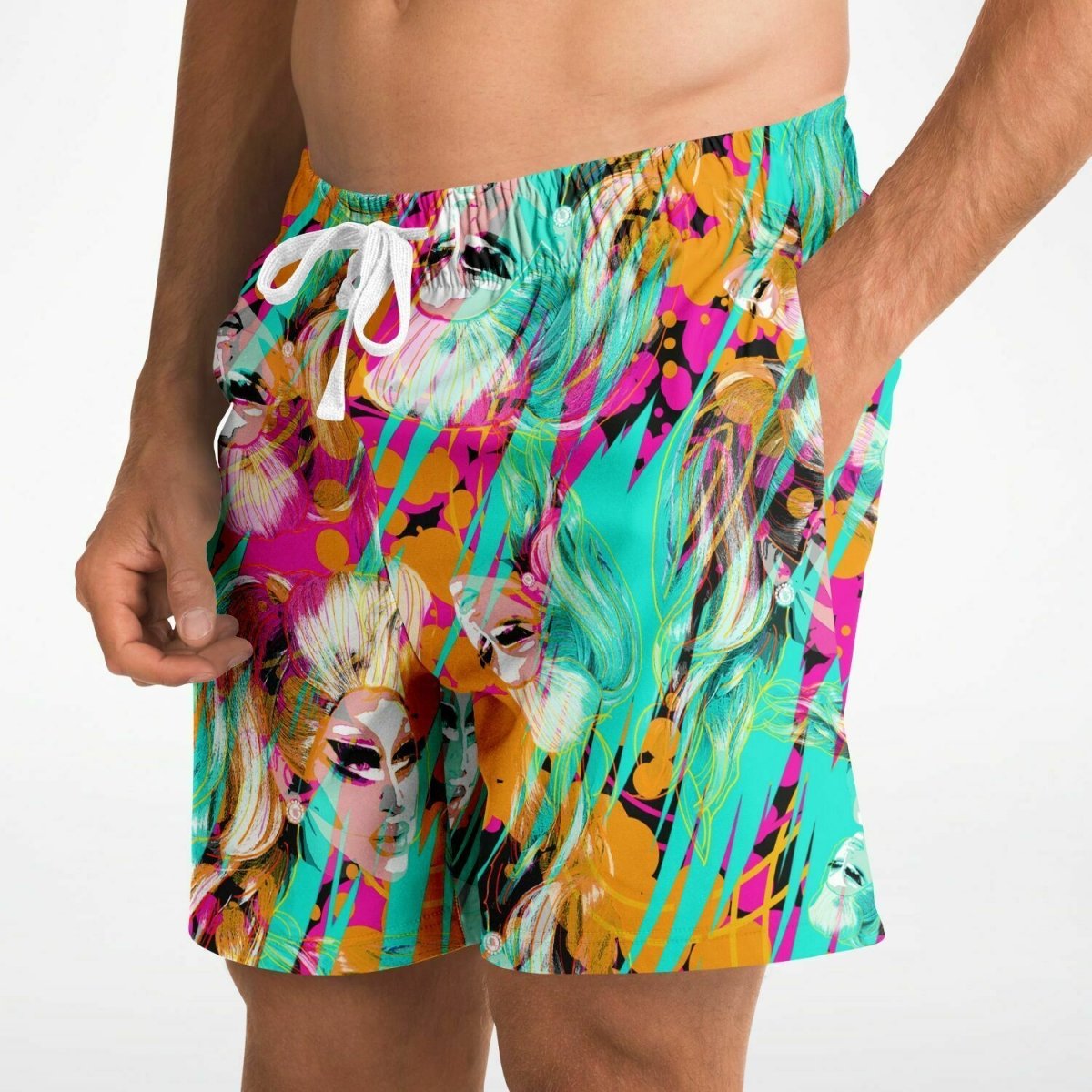 Trixie Mattel "Palm Springs Collection" Drawstring Waist Shorts - dragqueenmerch