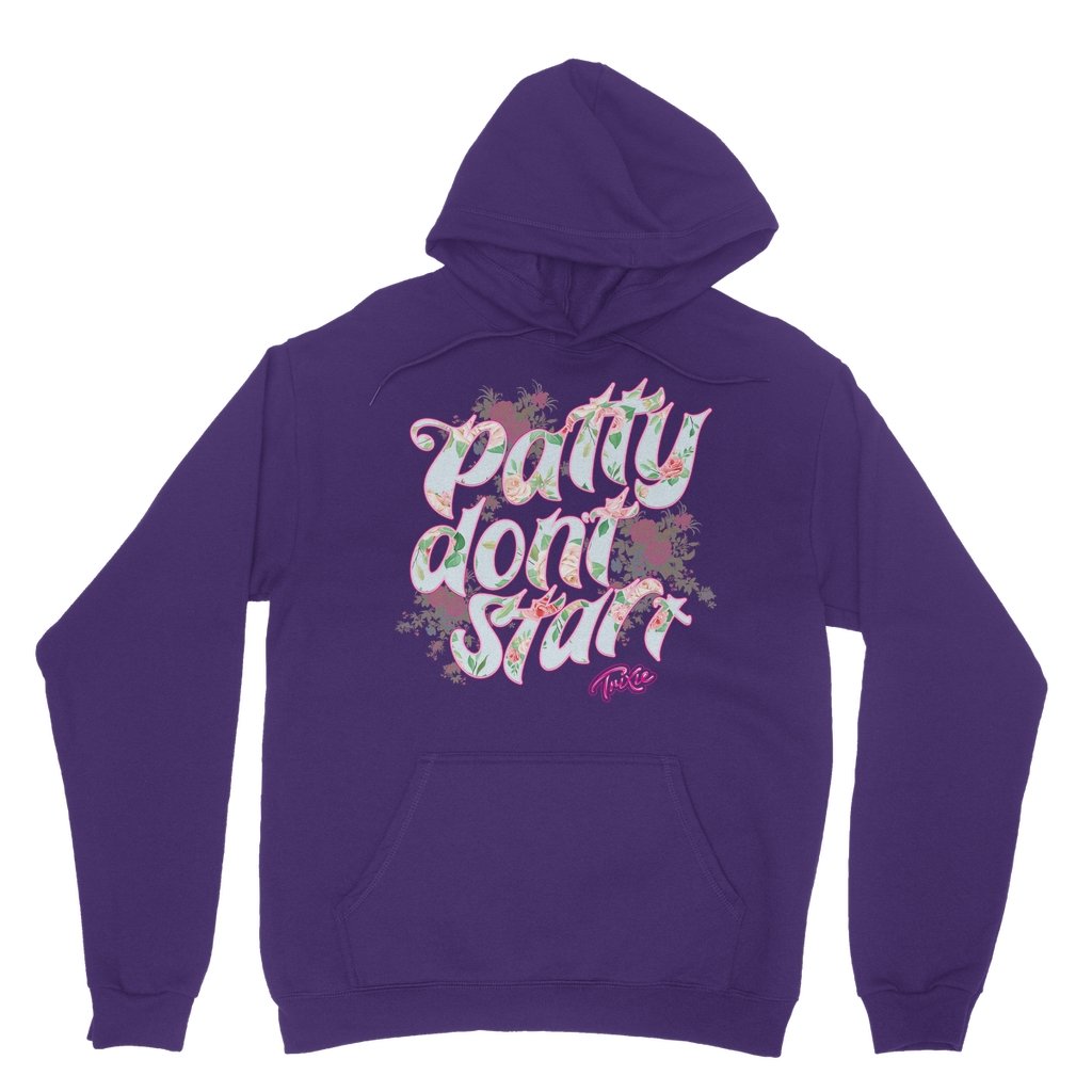 Trixie Mattel - Patty Don't Start Adult Hoodie (FLORAL) - dragqueenmerch
