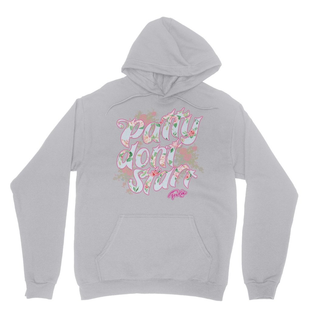 Trixie Mattel - Patty Don't Start Adult Hoodie (FLORAL) - dragqueenmerch