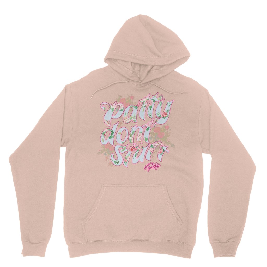 Trixie Mattel - Patty Don't Start Adult Hoodie (FLORAL) - dragqueenmerch
