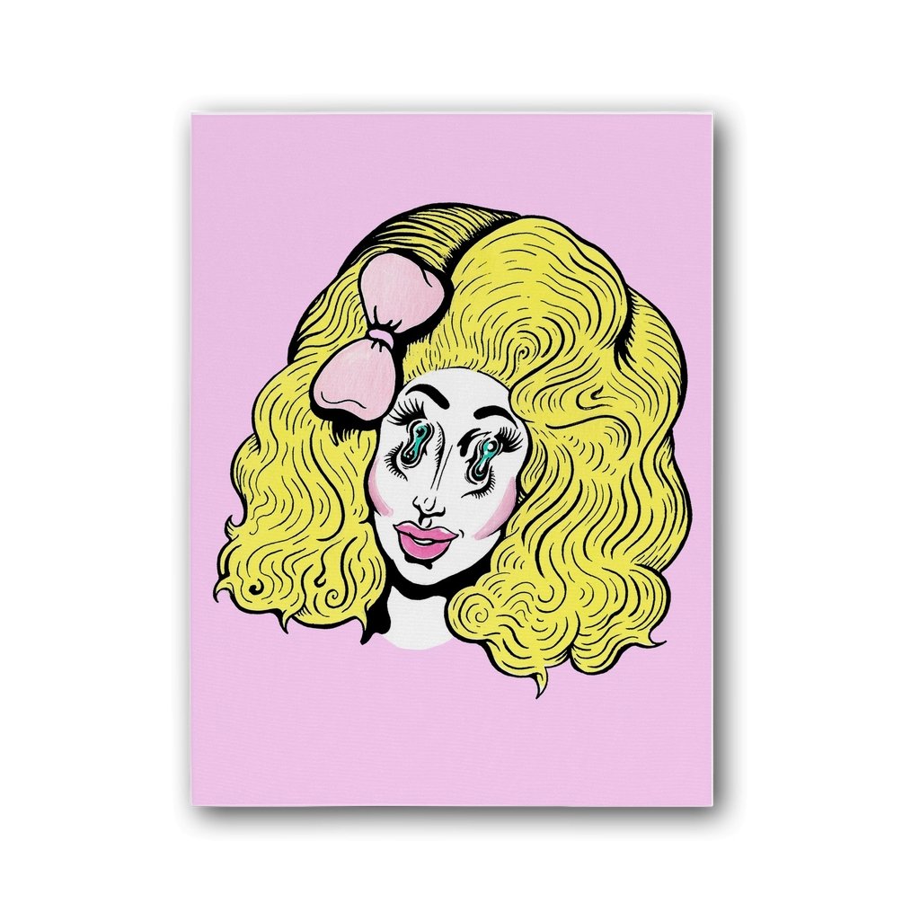 Trixie Mattel - Puppy Teeth Canvas Print - dragqueenmerch