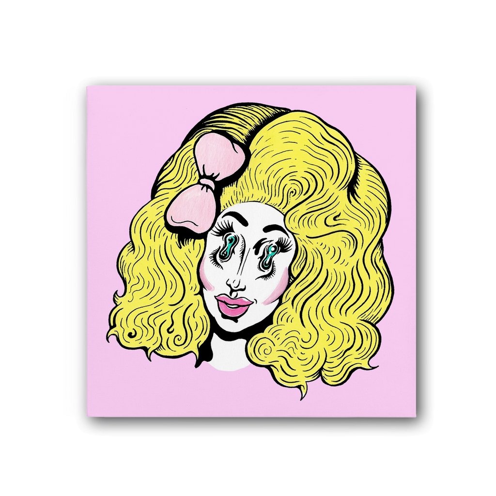 Trixie Mattel - Puppy Teeth Canvas Print - dragqueenmerch