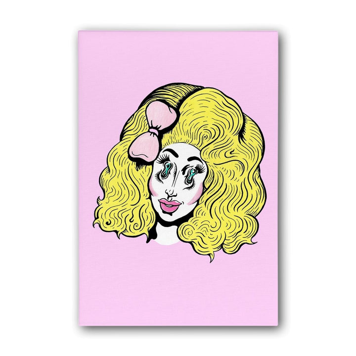 Trixie Mattel - Puppy Teeth Canvas Print - dragqueenmerch