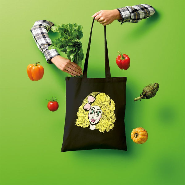 TRIXIE MATTEL - "Puppy Teeth Logo" Shopper TOTE BAG