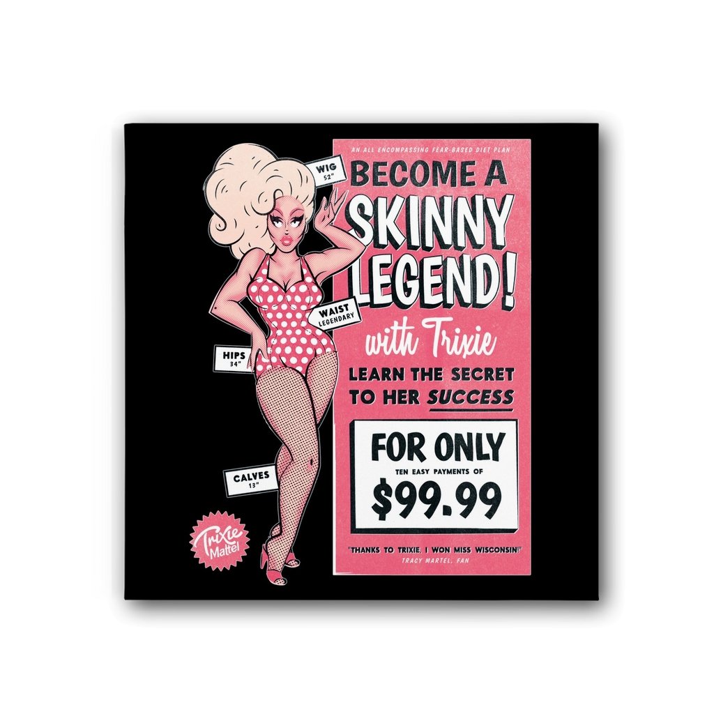 Trixie Mattel - Skinny Legend Canvas Print - dragqueenmerch