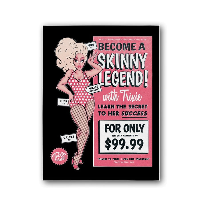 Trixie Mattel - Skinny Legend Canvas Print - dragqueenmerch