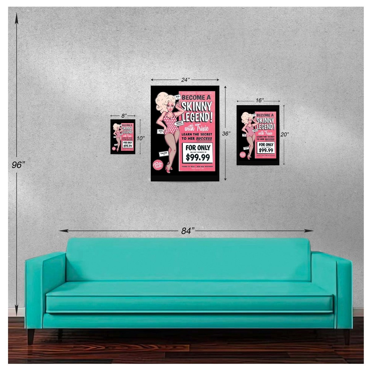 Trixie Mattel - Skinny Legend Poster - dragqueenmerch