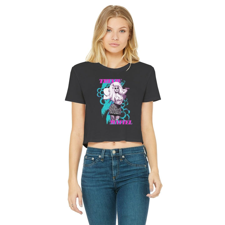 TRIXIE MATTEL "SOLO CUP" CROP TEE - dragqueenmerch