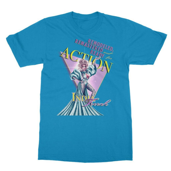 INDIA FERRAH "READY FOR ACTION" T-SHIRT