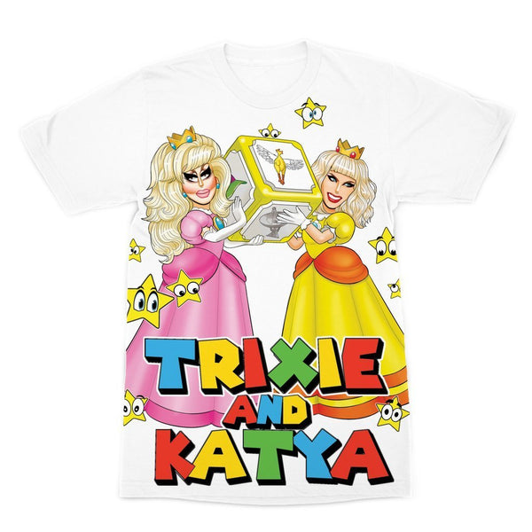 TRIXIE AND KATYA - "PRINCESS" ALL OVER PRINT T-SHIRT