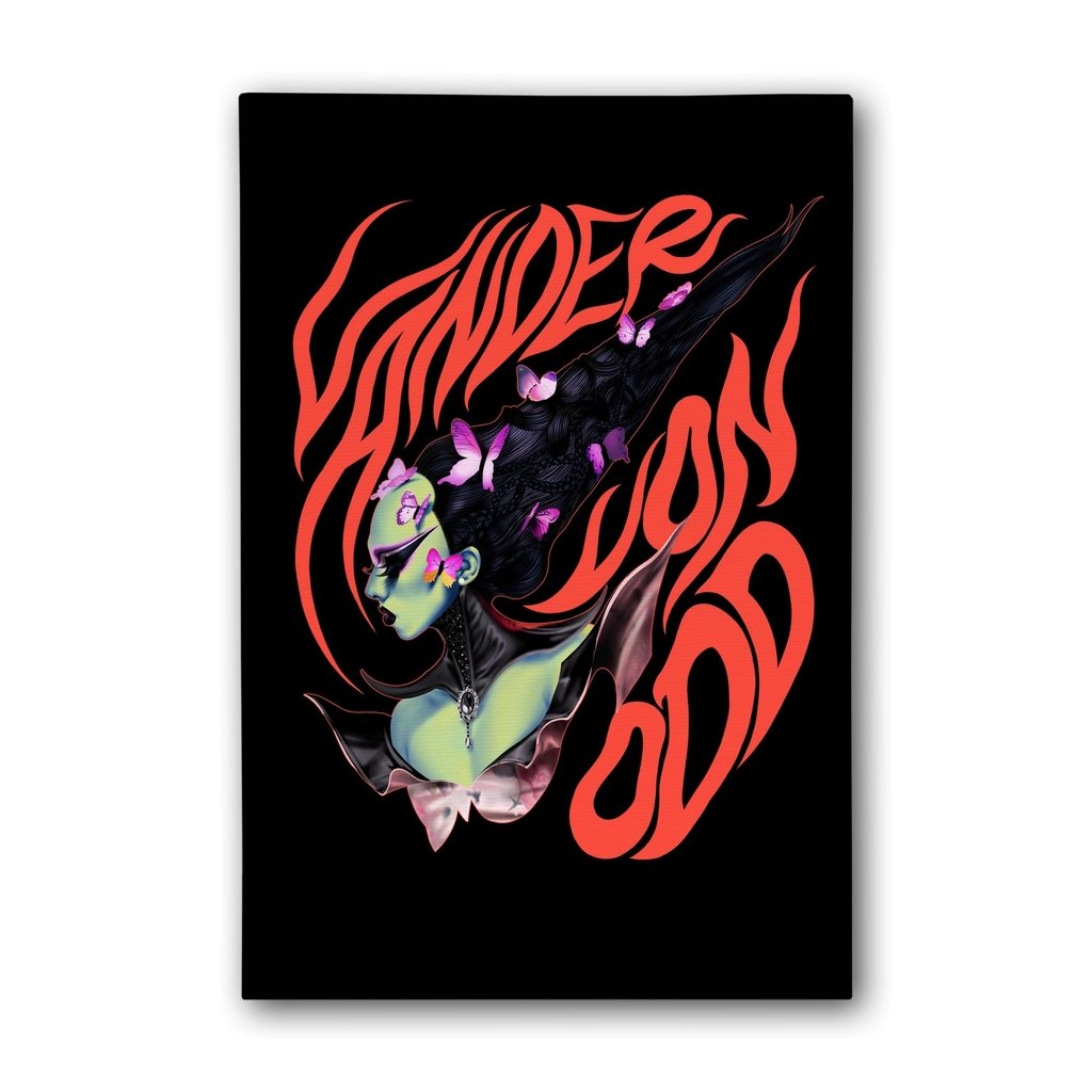 Vander Von Odd - Bride Canvas Print - dragqueenmerch