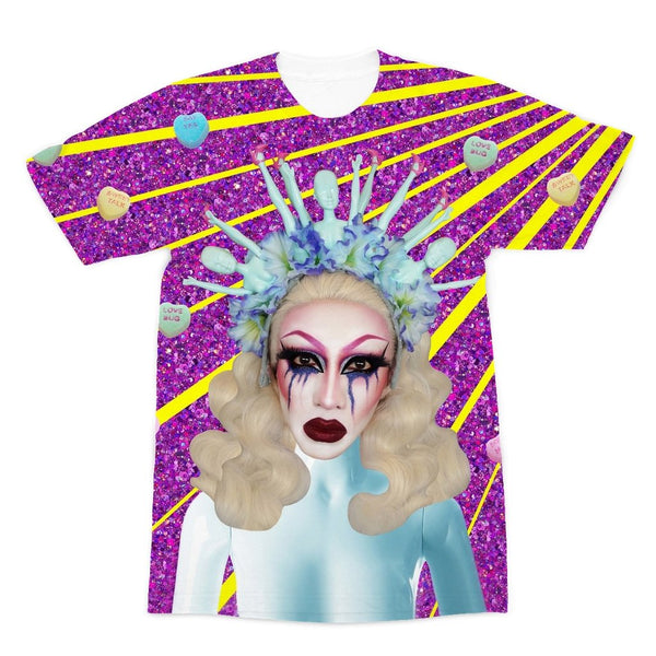 VANDER VON ODD CROCODILE TEARS ﻿ALL OVER PRINT T-SHIRT - dragqueenmerch