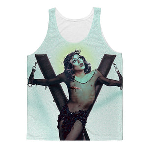 VANDER VON ODD "CRUCIFIED" ALL OVER PRINT TANK TOP