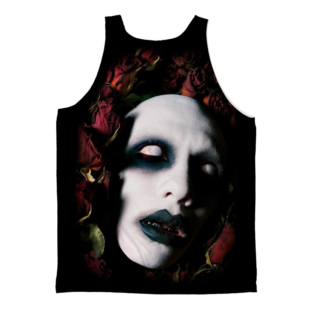 VANDER VON ODD "DEARLY DEPARTED" ALL OVER PRINT TANK TOP