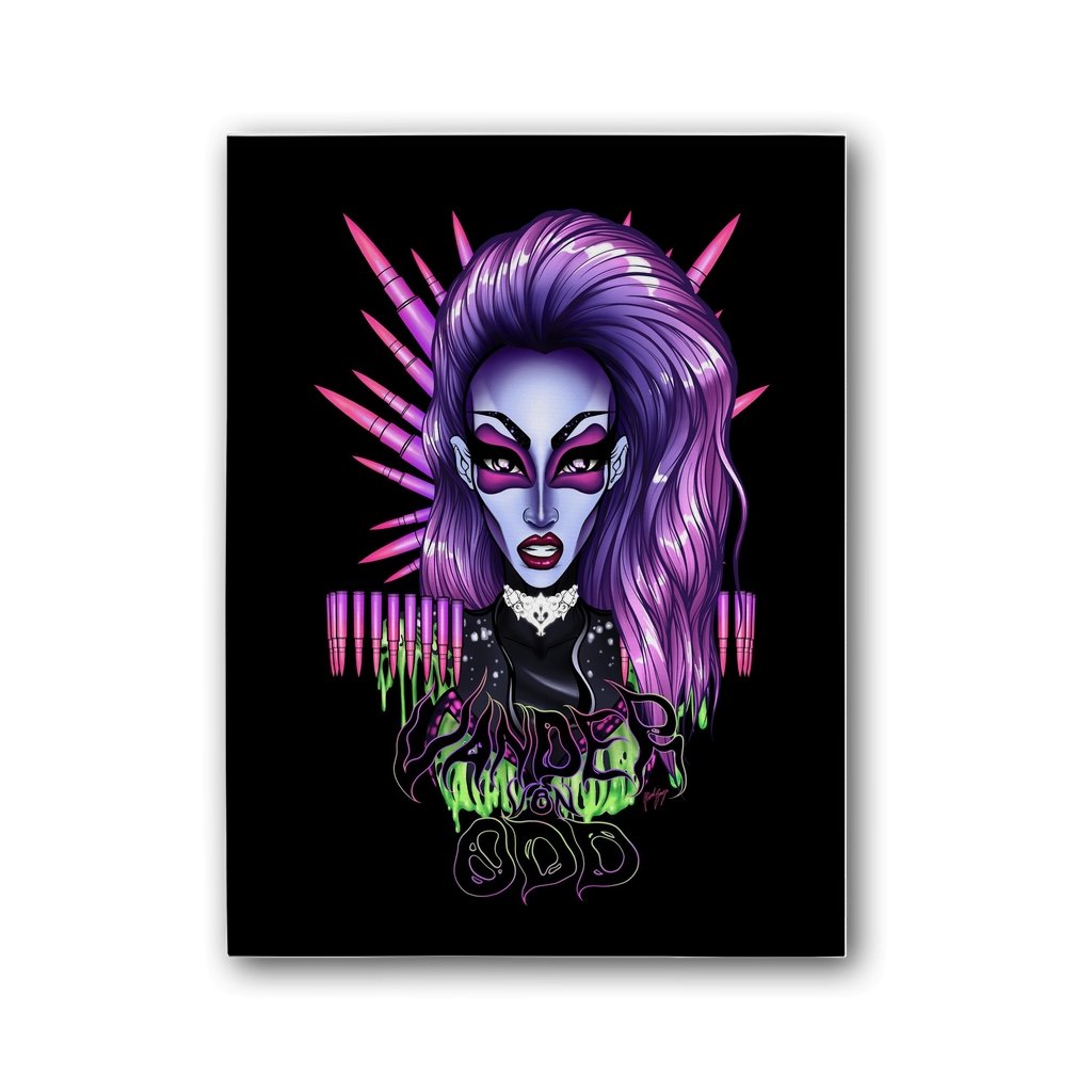 Vander Von Odd - Micah Souza Canvas Print - dragqueenmerch