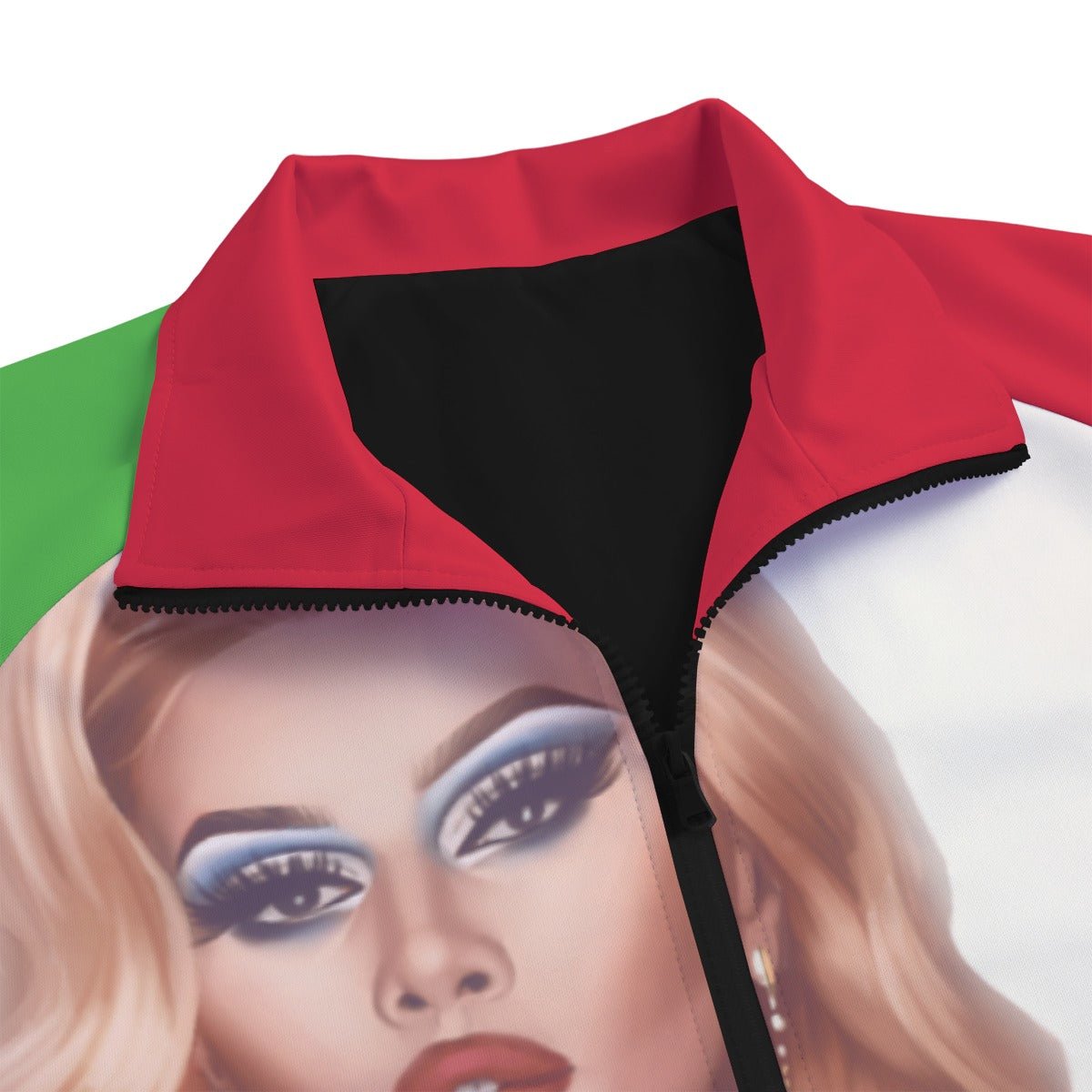 Vezirja - Glass of MILF Stand Collar Jacket - dragqueenmerch