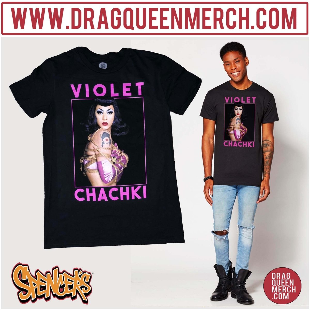 VIOLET CHACHKI "ALL TIED UP" T-Shirt