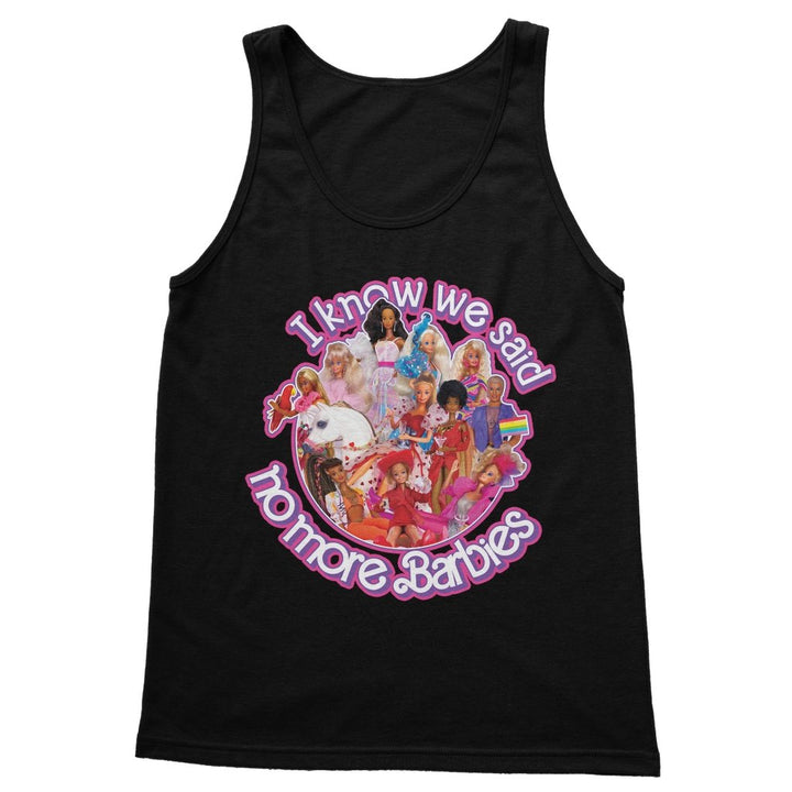 WIGS BY VANITY - NO MORE BARBIES - TANK TOP (ON BLACK) - dragqueenmerch