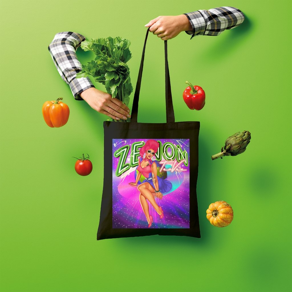 ZENON TEAVEE TOTE BAG - dragqueenmerch