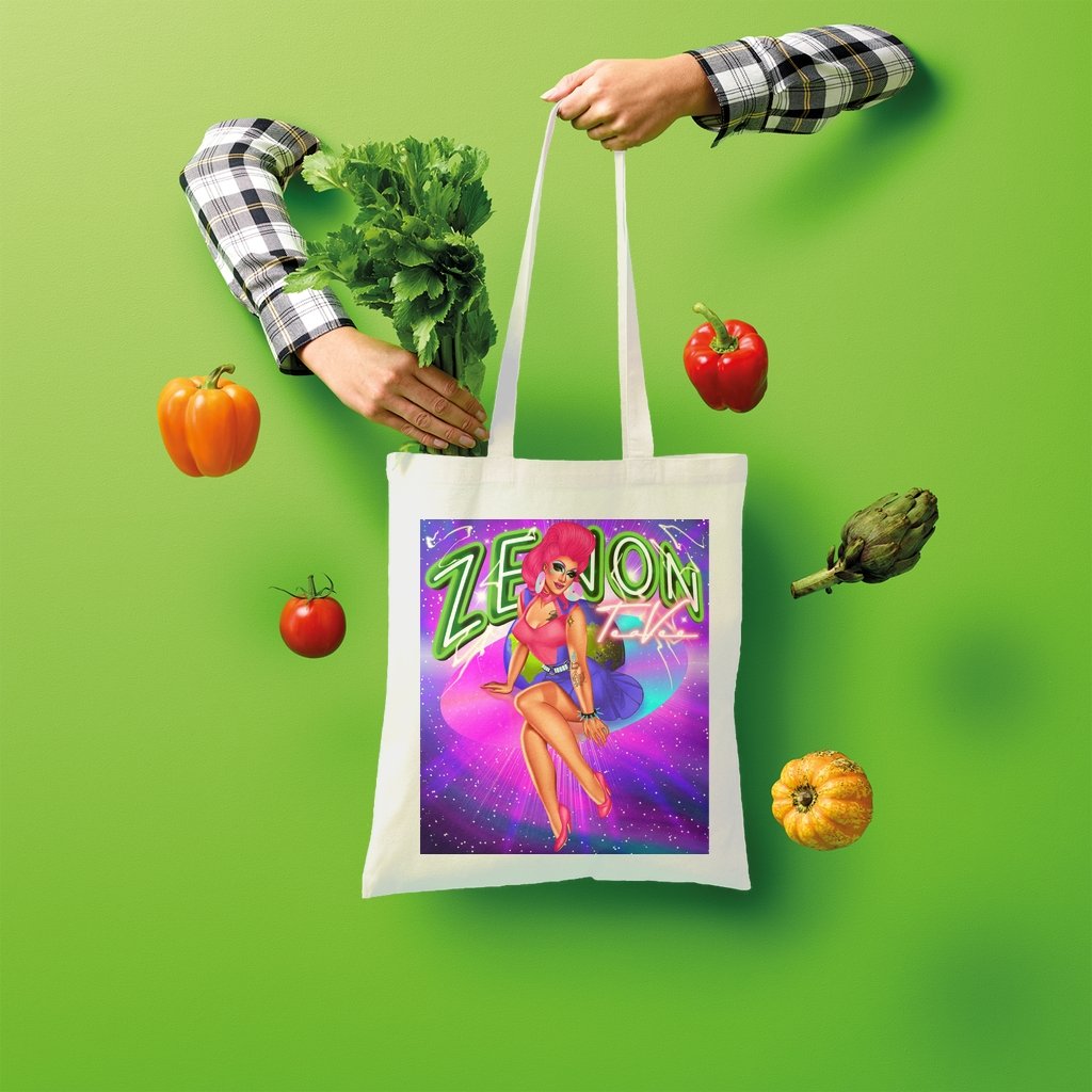 ZENON TEAVEE TOTE BAG - dragqueenmerch